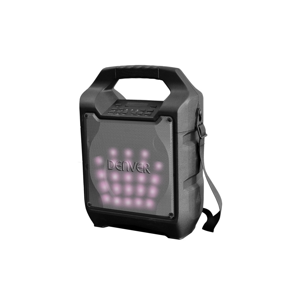 Produktbild för Denver TSP-205, 20 W, Svart, LED, Kabel & Trådlös, AC, Batte...