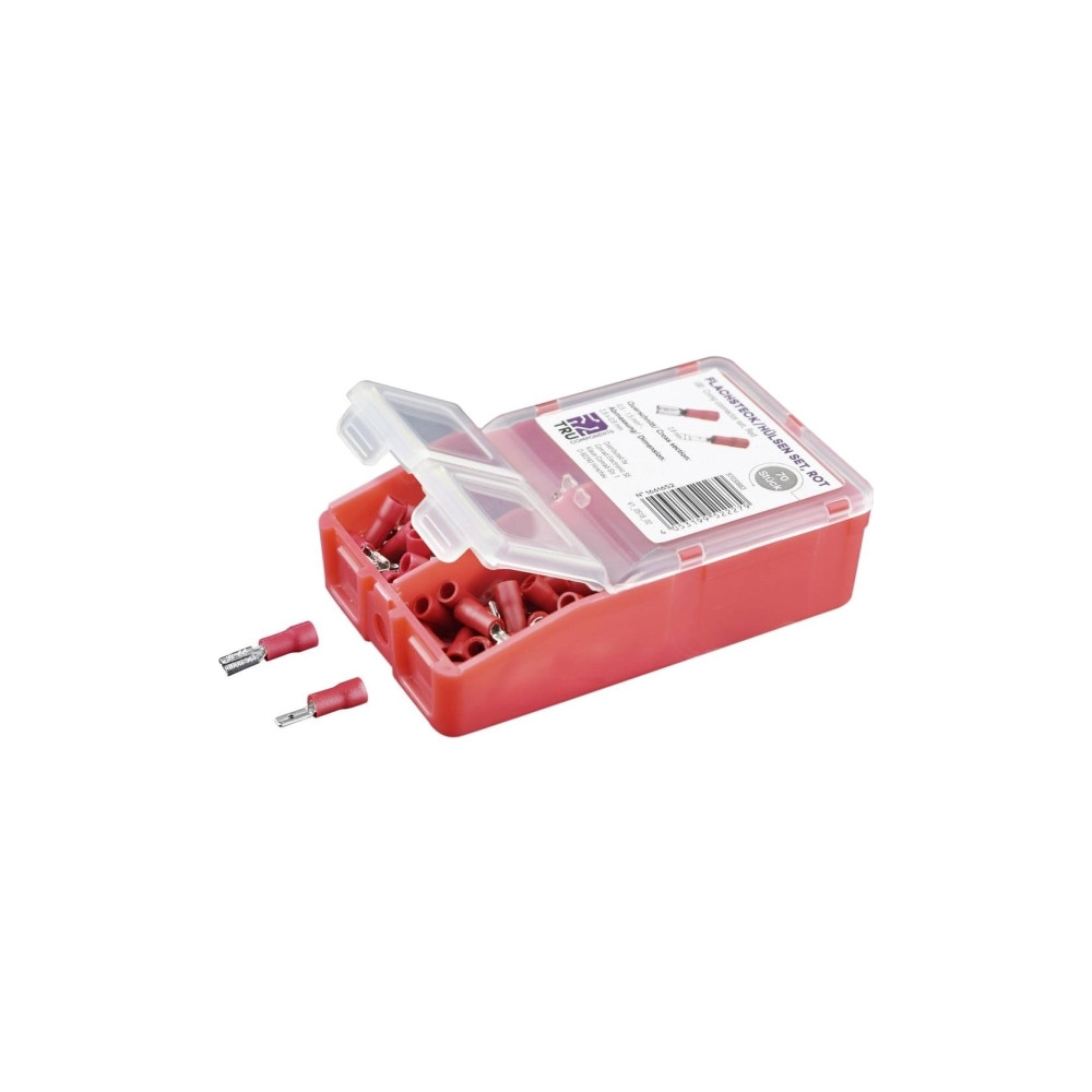 Produktbild för TRU COMPONENTS TC-6646608 Klemmeforbindelsesstykker-sortimen...