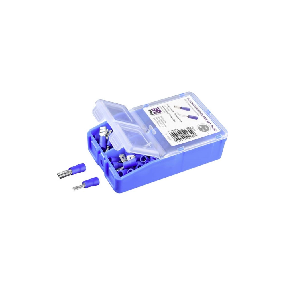 Produktbild för TRU COMPONENTS TC-6646620 Klemmeforbindelsesstykker-sortimen...