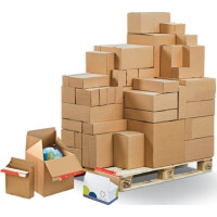 Produktbild för Pappkartong, ColomPac® Eurobox-serien, HxBxD 195 x 95 x 90 m...
