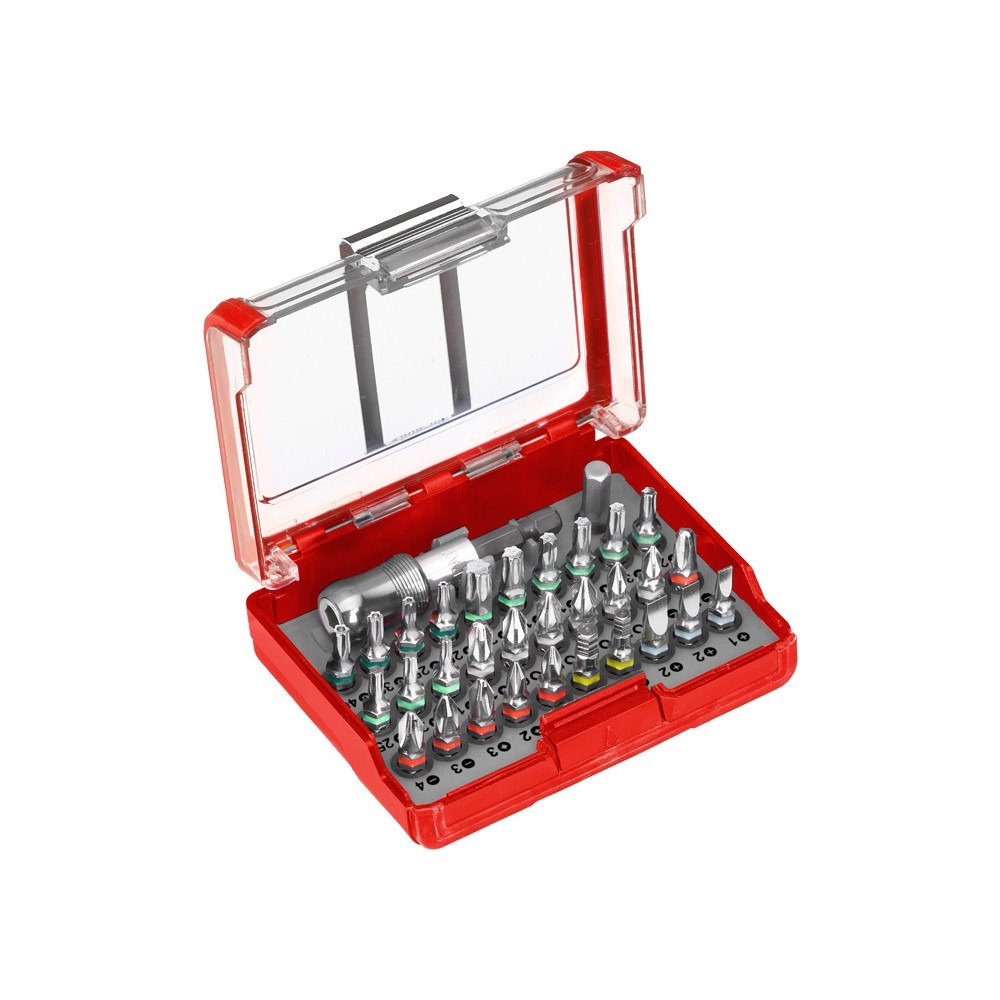 Produktbild för kwb 162710, 32 styck, PH2, PZ3, Phillips, Torx, 1/4", PH 1,...