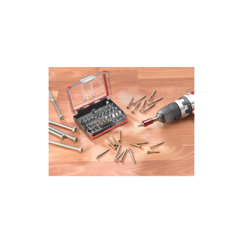 Produktbild för kwb 162710, 32 styck, PH2, PZ3, Phillips, Torx, 1/4", PH 1,...
