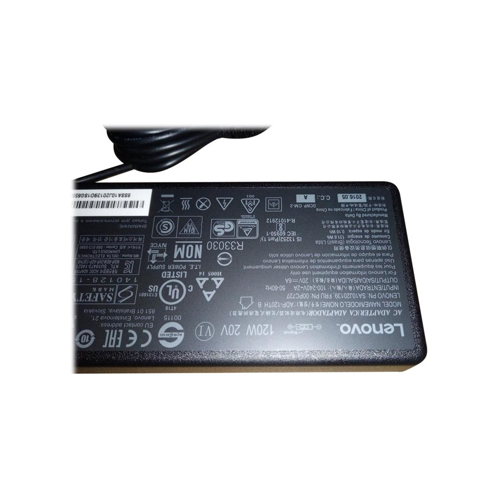Produktbild för Lenovo - strömadapter - 120 Watt