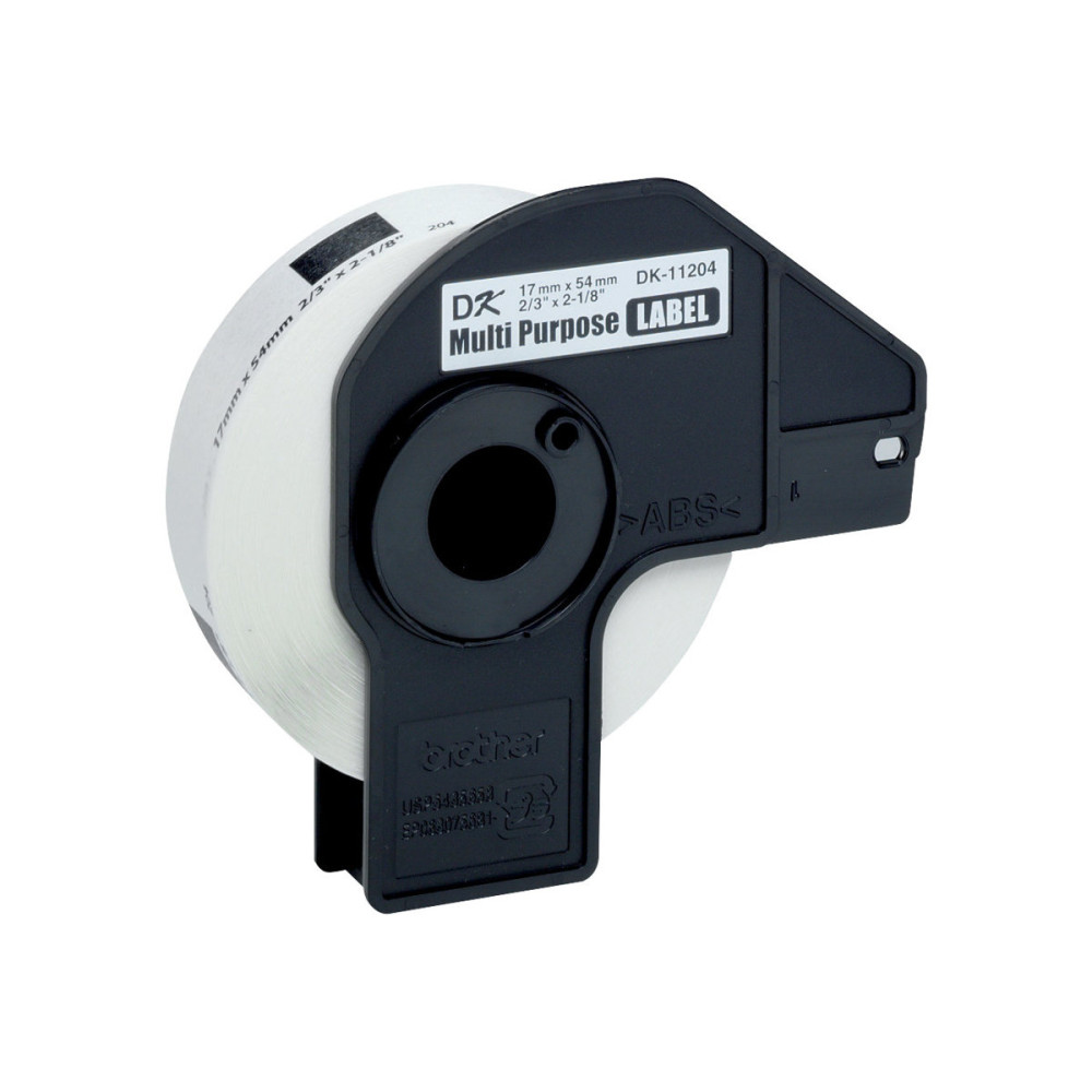 Produktbild för Brother DK-11204 - etiketter för flera ändamål - 400 etikett (er) - 17 x 54 mm