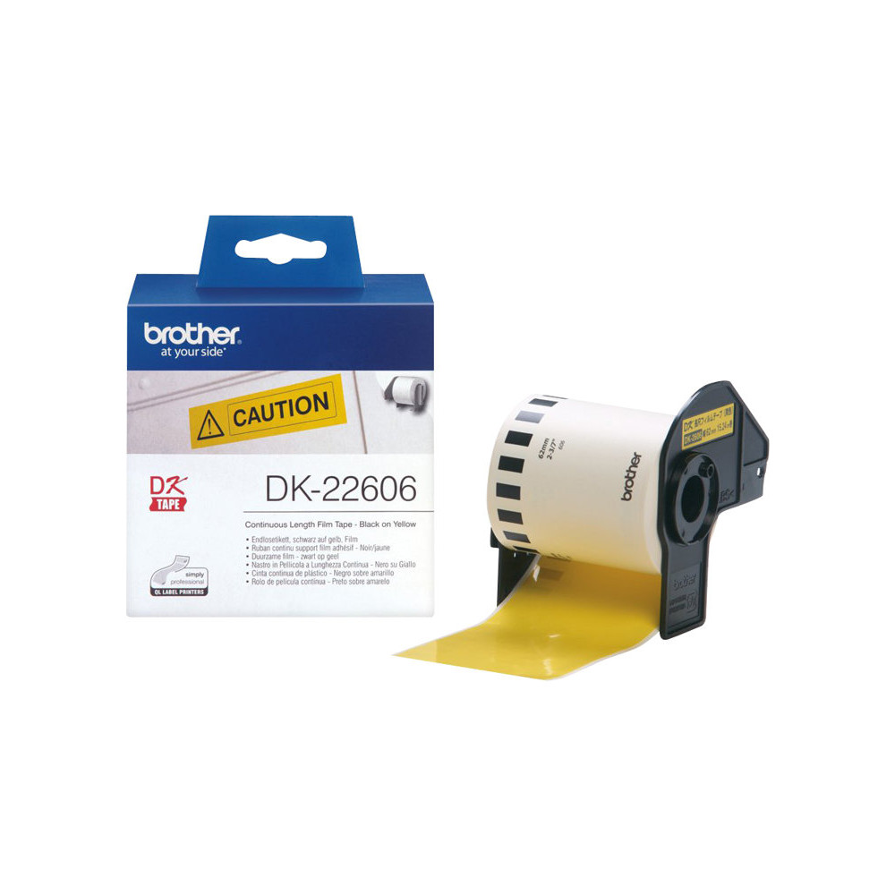 Produktbild för Brother DK-22606 - film - Rulle (6,2 cm x 15,2 m)