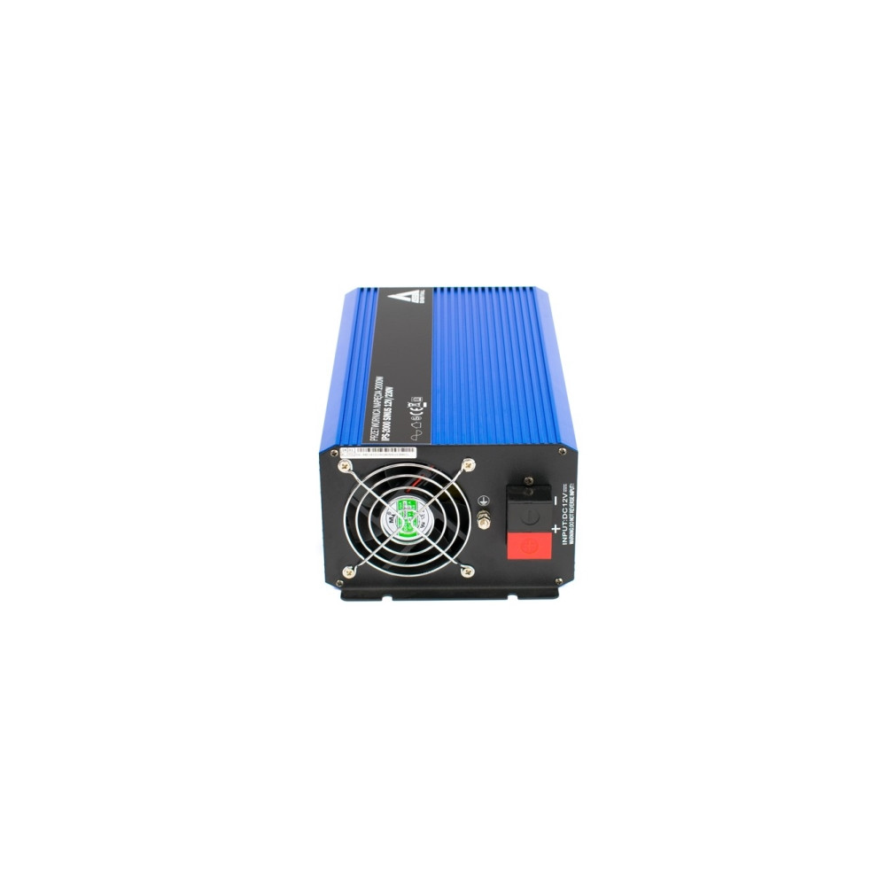 Produktbild för AZO Digital 12 VDC / 230 VAC spänningsomvandlare SINUS IPS-2...