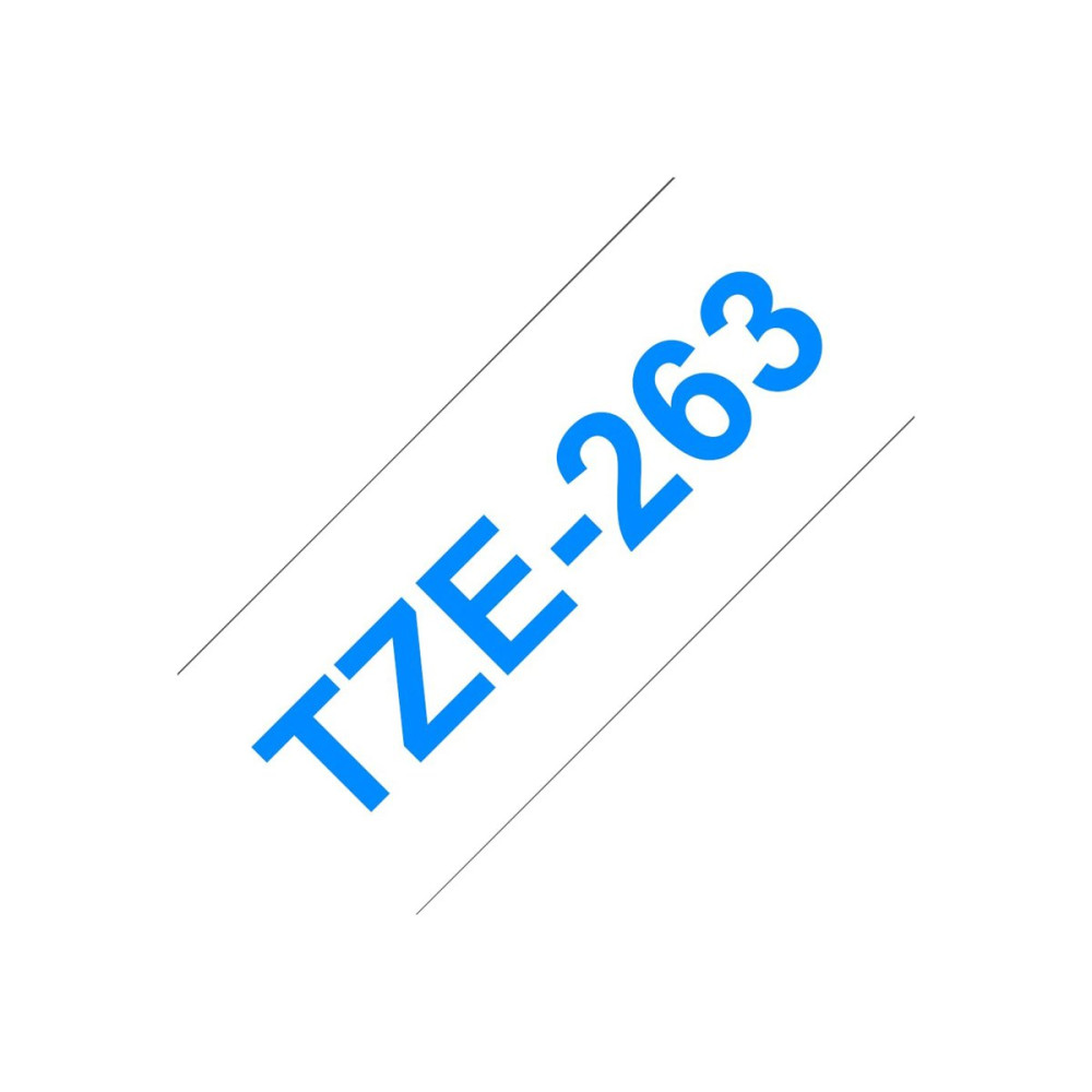 Produktbild för Brother TZe-263 - bandlaminat - 1 kassett(er) - Rulle 3,6 cm x 8 m)