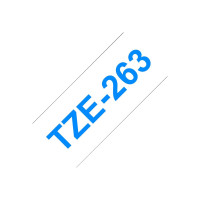Produktbild för Brother TZe-263 - bandlaminat - 1 kassett(er) - Rulle 3,6 cm x 8 m)