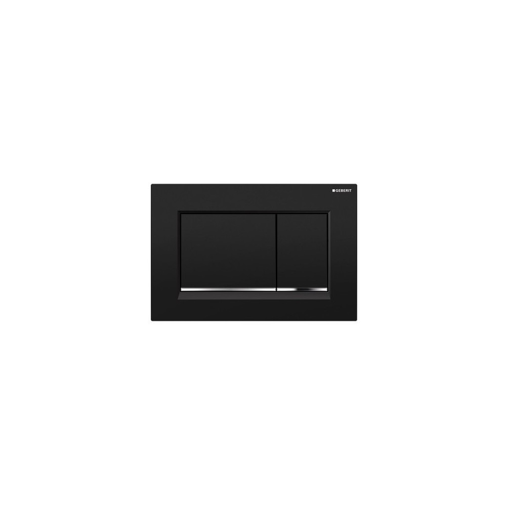 Produktbild för Geberit sigma30 sort/krom/sort