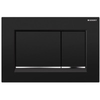 Produktbild för Geberit sigma30 sort/krom/sort