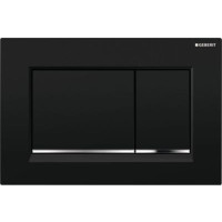 Produktbild för Geberit sigma30 sort/krom/sort