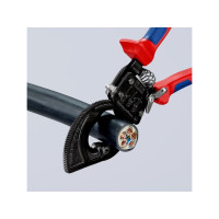Produktbild för Knipex 95 31 250, Handdriven kabelavbitare, Blå, Röd, Stål,...