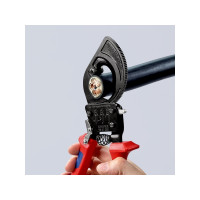 Produktbild för Knipex 95 31 250, Handdriven kabelavbitare, Blå, Röd, Stål,...