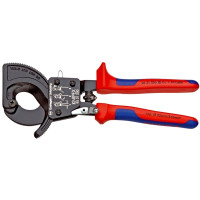 Produktbild för Knipex 95 31 250, Handdriven kabelavbitare, Blå, Röd, Stål,...