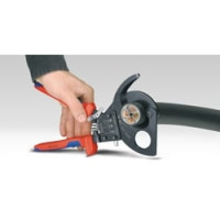 Produktbild för Knipex 95 31 250, Handdriven kabelavbitare, Blå, Röd, Stål,...