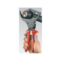 Produktbild för Knipex 95 31 250, Handdriven kabelavbitare, Blå, Röd, Stål,...