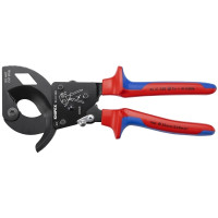 Produktbild för Knipex 95 31 250, Handdriven kabelavbitare, Blå, Röd, Stål,...