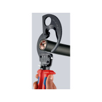 Produktbild för Knipex 95 31 250, Handdriven kabelavbitare, Blå, Röd, Stål,...