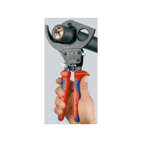 Produktbild för Knipex 95 31 250, Handdriven kabelavbitare, Blå, Röd, Stål,...