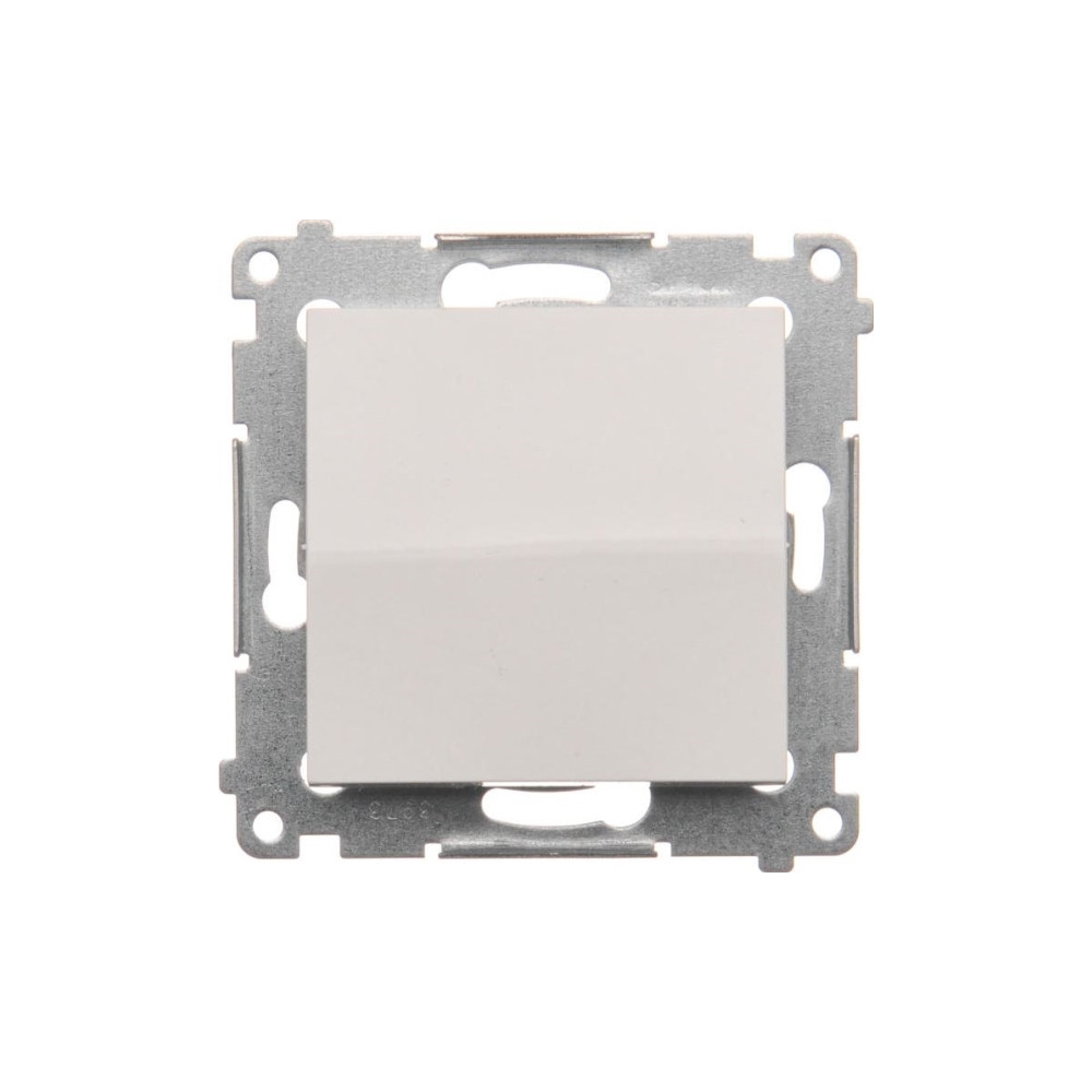 Produktbild för Kontakt-Simon DP1A.01/11, Tryckknappsbrytare, Plast, Vit, IP...