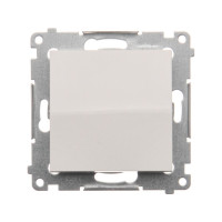 Produktbild för Kontakt-Simon DP1A.01/11, Tryckknappsbrytare, Plast, Vit, IP...