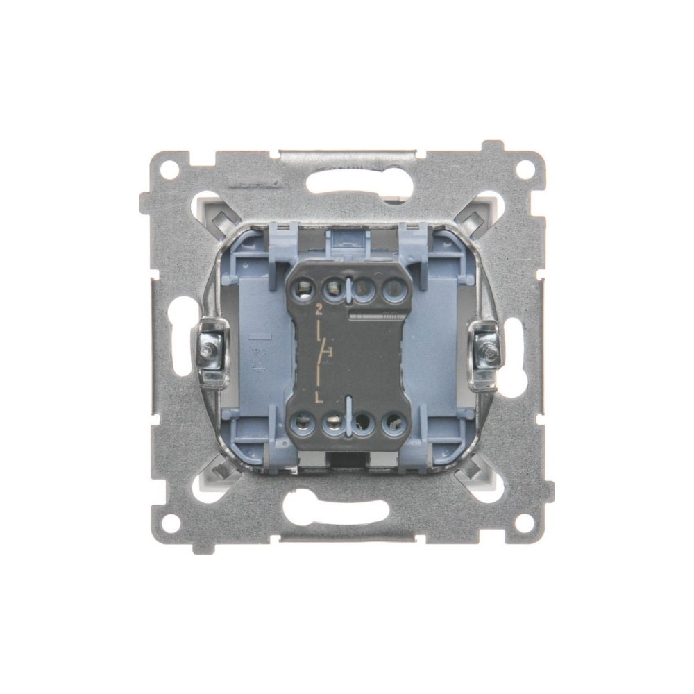 Produktbild för Kontakt-Simon DP1A.01/11, Tryckknappsbrytare, Plast, Vit, IP...