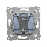 Produktbild för Kontakt-Simon DP1A.01/11, Tryckknappsbrytare, Plast, Vit, IP...