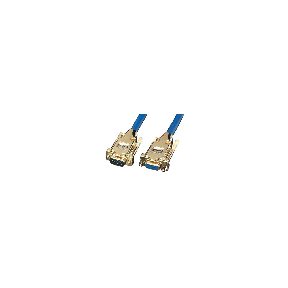 Produktbild för Lindy Premium Gold VGA 3.0m, 3 m, VGA (D-Sub), VGA (D-Sub),...