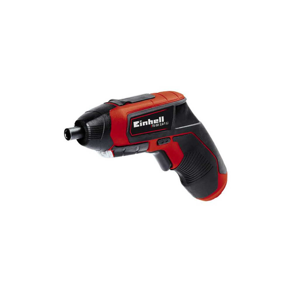 Produktbild för Einhell TE-SD 3,6/1 Li, Magnetisk bitshållare, Svart, Röd, 4...
