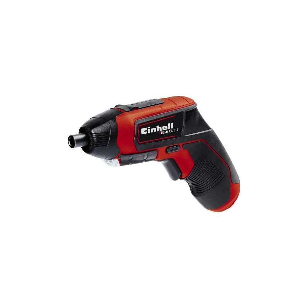 Produktbild för Einhell TE-SD 3,6/1 Li, Magnetisk bitshållare, Svart, Röd, 4...