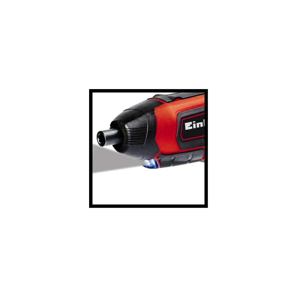 Produktbild för Einhell TE-SD 3,6/1 Li, Magnetisk bitshållare, Svart, Röd, 4...
