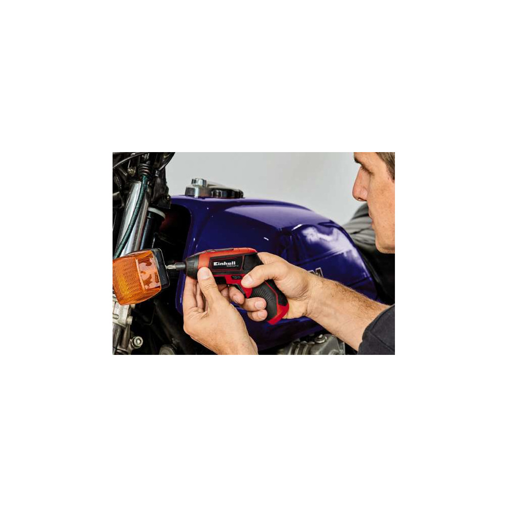 Produktbild för Einhell TE-SD 3,6/1 Li, Magnetisk bitshållare, Svart, Röd, 4...