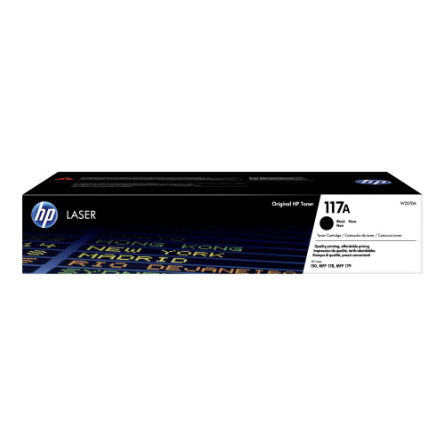 HP HP 117A - svart - original - tonerkassett (W2070A)