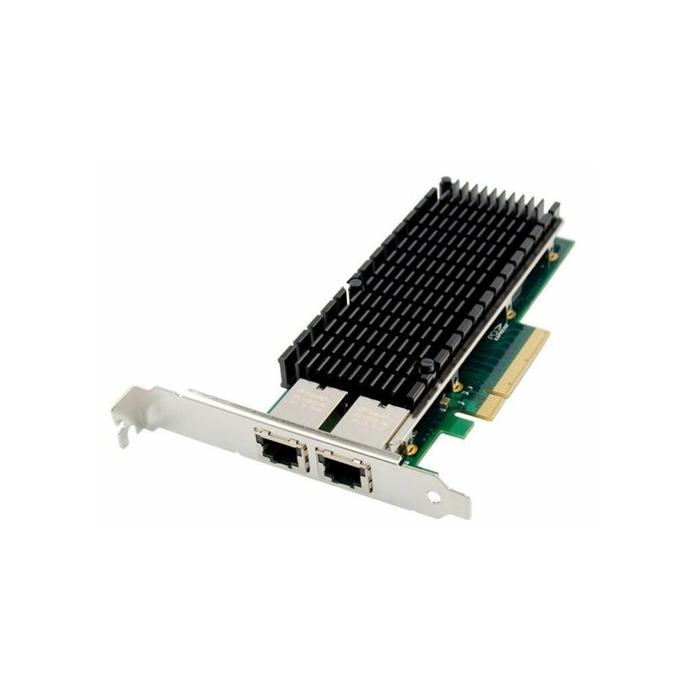 Produktbild för MicroConnect - nätverksadapter - PCIe 2.1 x8 - 10 Gigabit Ethernet x 2