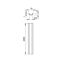 Produktbild för Obo Bettermann 1115332, Stål, Metallisk, Solid, 1 styck, Mon...