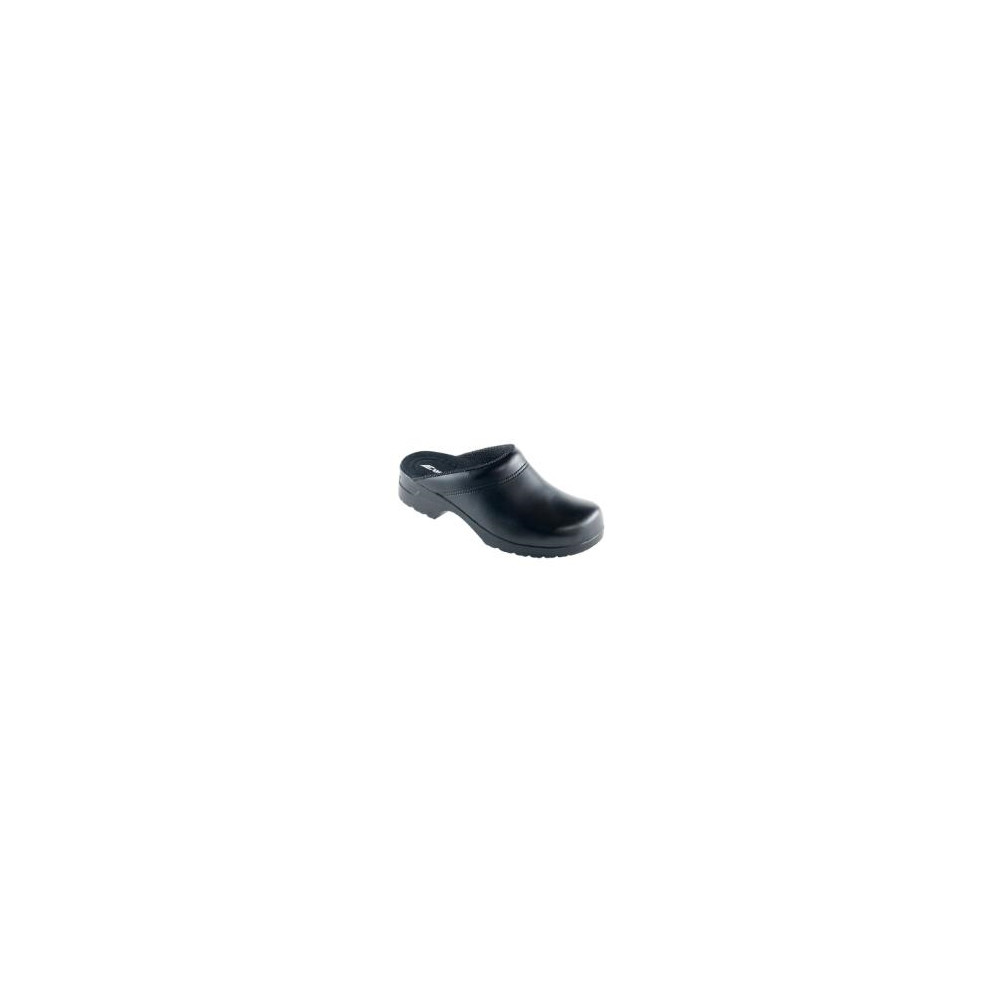 Produktbild för Träsko toffel stl 40 med stoppning/chockabsorbering svart, 1...
