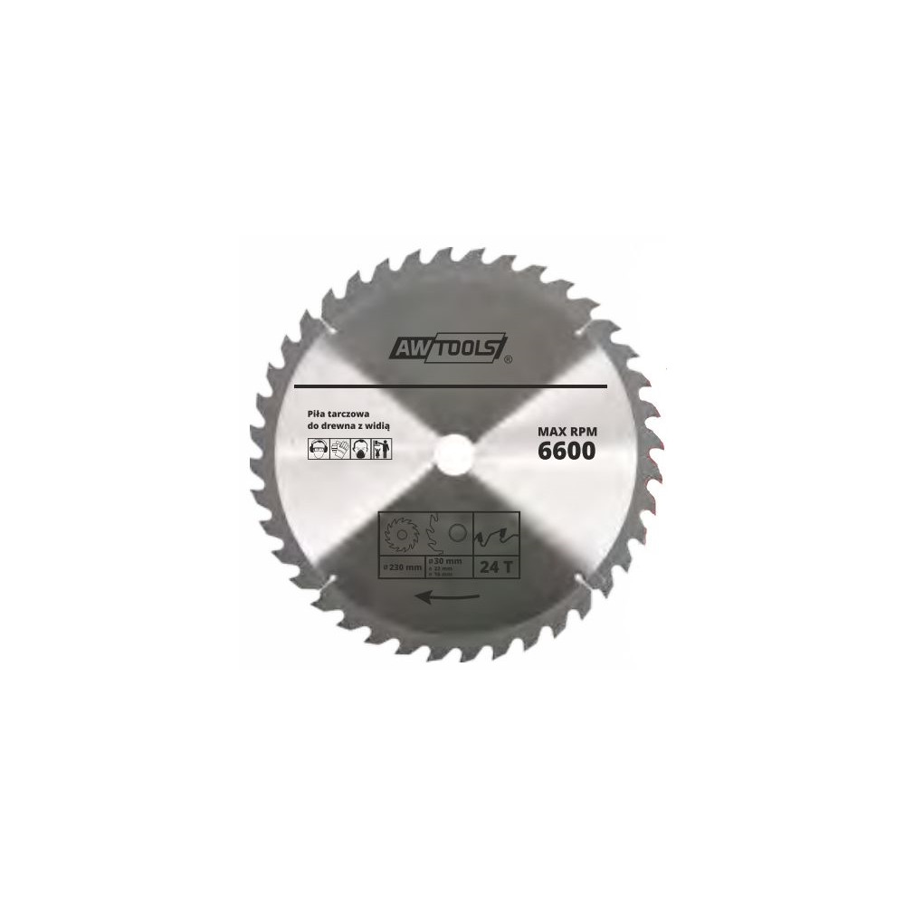 Produktbild för AW-Tools AWTOOLS VIDEO DISKINIS Pjuklas 500x30 / 22 / 16x40z