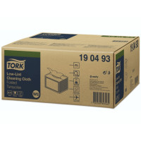 Produktbild för Tork W8 - rengöringsdukar - 75 ark - turkos - paket med 8