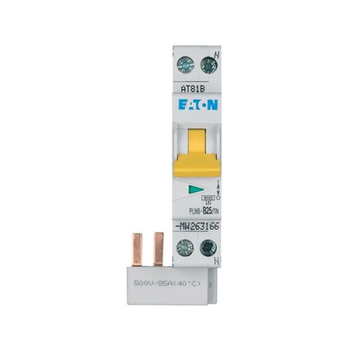 Eaton EATON Automatisk säkring, 1-polig+Null, 25A, B-karaktäristik...