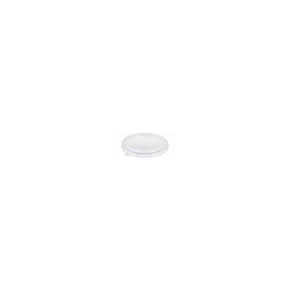 Produktbild för Plastlåg Catersource rundt Ø184 mm PET klart till brun kraft...
