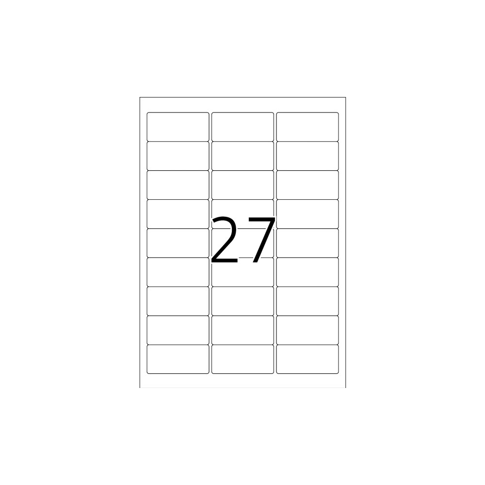 Produktbild för HERMA SPECIAL nameplate labels, 63.5 x 29.6 mm, silver polye...