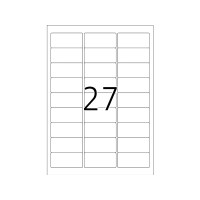 Produktbild för HERMA SPECIAL nameplate labels, 63.5 x 29.6 mm, silver polye...