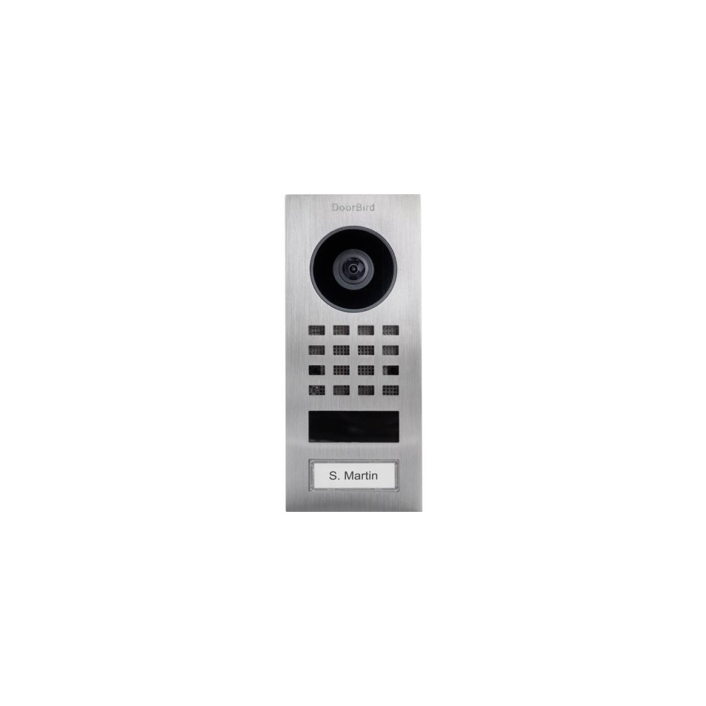 Produktbild för DoorBird D1101V IP videodörrstation utanpåliggande rostfritt...