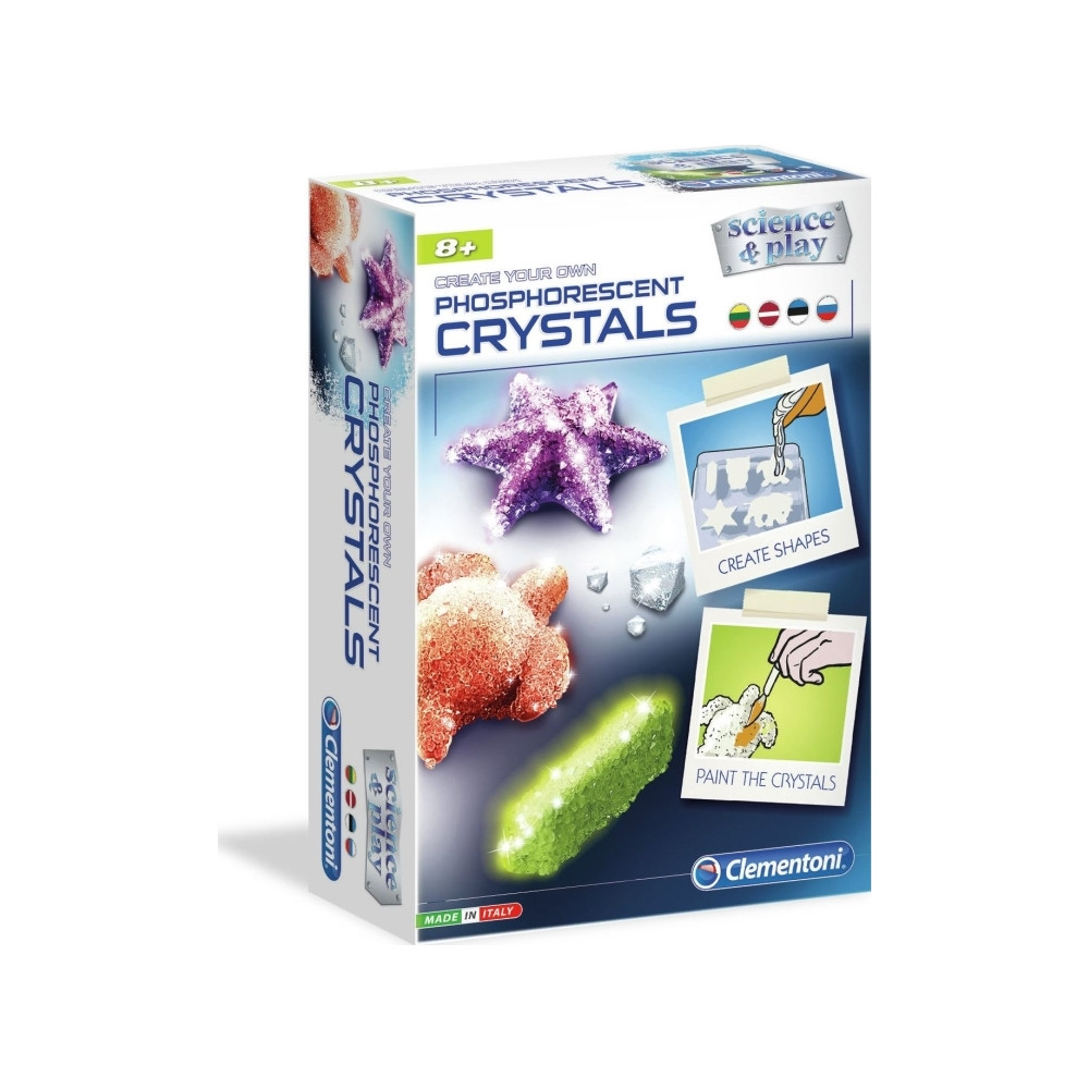 Produktbild för Clementoni Science &amp Play Kreativitetsset "Skapa en krist...