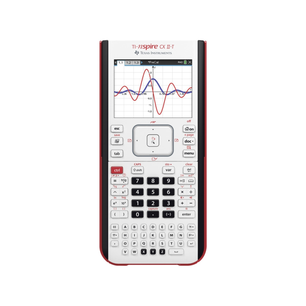 Produktbild för Texas Instruments TI-Nspire CX II-T, Ficka, Grafer, Flash, U...