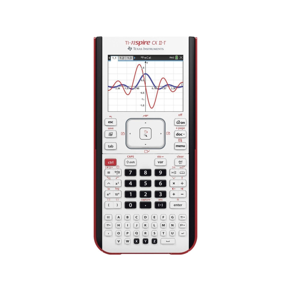 Produktbild för Texas Instruments TI-Nspire CX II-T, Ficka, Grafer, Flash, U...