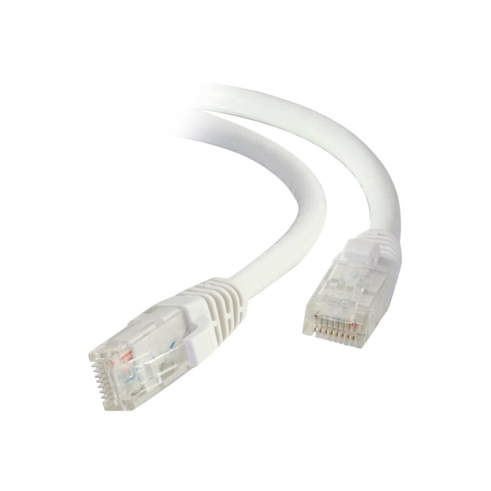 Produktbild för C2G Cat5e Booted Unshielded (UTP) Network Patch Cable - patch-kabel - 1 m - vit