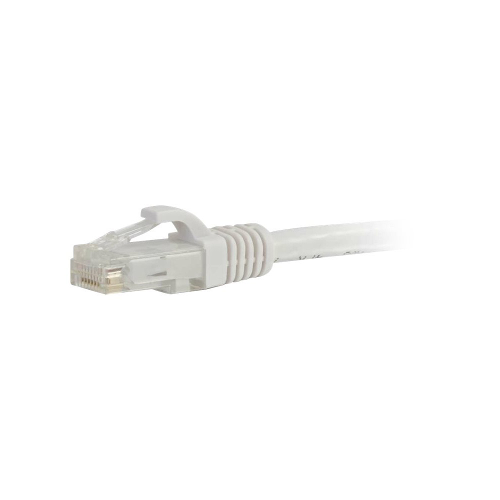 Produktbild för C2G Cat5e Booted Unshielded (UTP) Network Patch Cable - patch-kabel - 1 m - vit