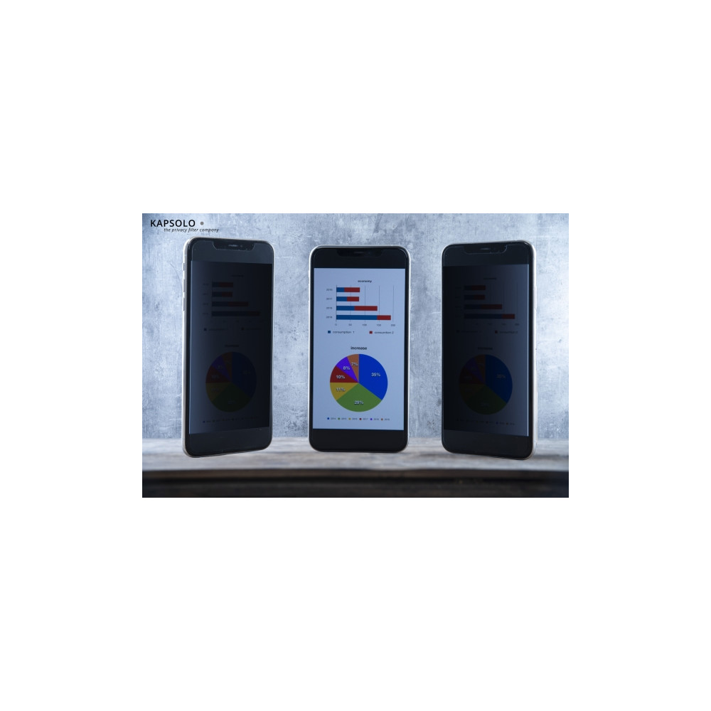 Produktbild för KAPSOLO Privacy 4-vägs sekretessfilter Samsung Galaxy A6 Plu...