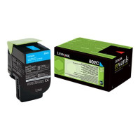 Produktbild för Lexmark 802C - cyan - original - tonerkassett - LCCP, LRP